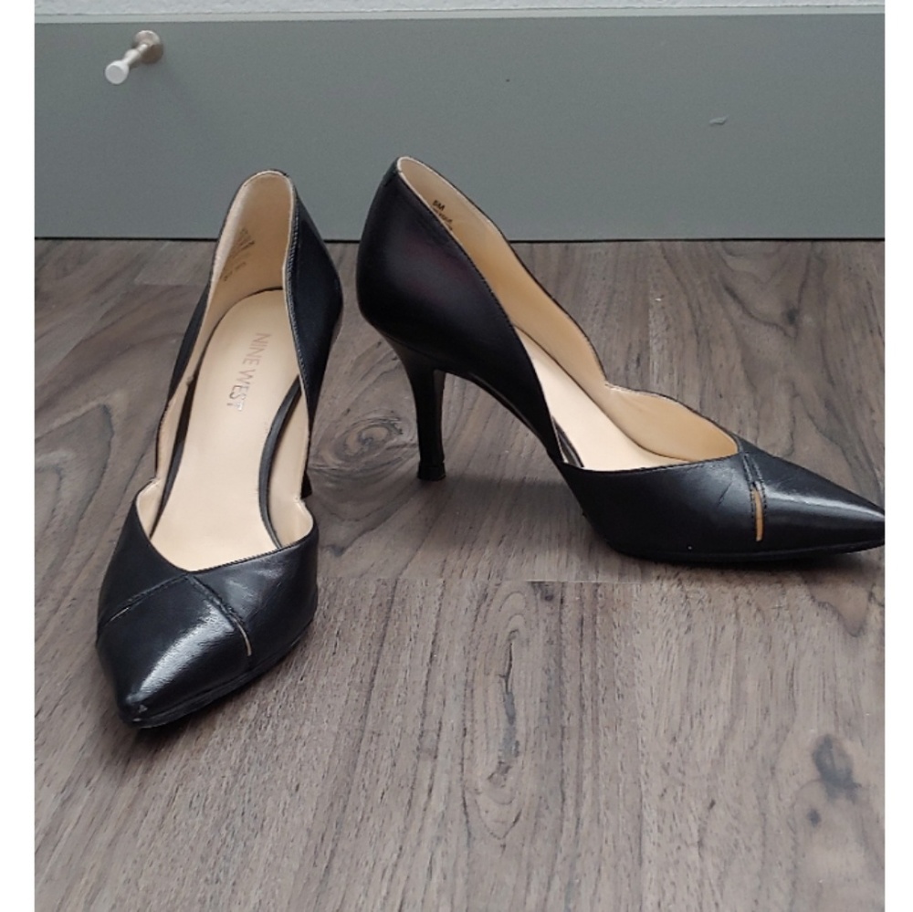 Nine West black heels size 5M